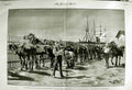 Original Old Antique Print 1882 HousehCavalry Siers Egypt Lydian Monarch 19th