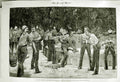Original Old Antique Print 1882 War Egypt Siers Public Gardens Ismailia Camp