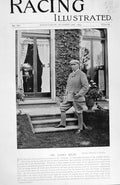 Old Antique Print 1895 James Ryan Green Lodge Houldsworth Millard Racing 19th