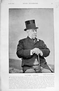 Original Old Antique Print 1895 Portrait Matthew Davidson Durdans Horse Racing