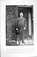Original Old Antique Print Portrait Mr T. Stephens 1895 Horse Racing Sport 19th