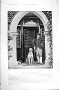 Old Antique Print 1895 Horse Racing Sport Portrait Mr John Dawson Trainer 19th