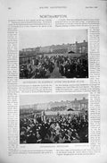 Original Old Antique Print 1896 Horse Racing Sport Captain Bewicke Petaloid
