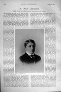 Original Old Antique Print 1896 Horse Racing Sport St. Simon Max Lebaudy 19th