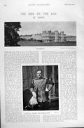 Old Antique Print 1896 Horse Racing Sport George Williamson Welbeck Duke 19th