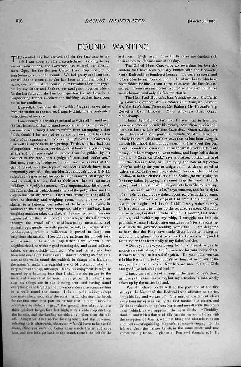 Original Old Antique Print Cheveley Park House Gardens 1896 Horse Racing Sport