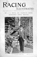 Old Antique Print 1896 Horse Racing Sport Maple Falmouth Bird Day Barn 19th