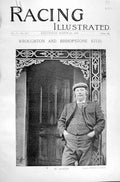 Antique Old Print 1896 Horse Racing Sport Leader Wroughton Barcelona Dore 19th