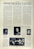 Original Old Antique Print 1916 Lieutenant Townsend Forbes British Women War