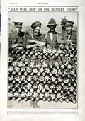 Original Old Antique Print 1916 Artillerymen Siers Abundant Munitions War 20th