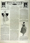 Original Old Antique Print 1916 Bovril Womens Fashion Wrap Coat Frock Taffeta