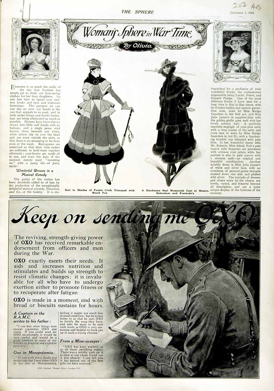 Old Antique Print 1916 John Walker Scotch Whisky Lea Perrins Debenhams 20th