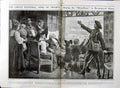 Old Antique Print 1916 National Song France Marseillaise Alsace Singing 20th