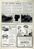 Original Old Antique Print 1916 Sunbeam Limousine Ambulance Colgate Robinson