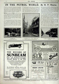 Original Old Antique Print 1916 Coventry Standard Car Wolseley Buick Sunbeam
