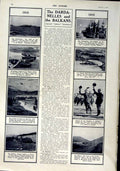 Old Antique Print 1916 Battlecraft Ships War Blucher Dardanelles Balkans 20th