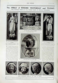 Original Old Antique Print 1916 Cameroon Siers Mahomedan Rheims Cathedral 20th