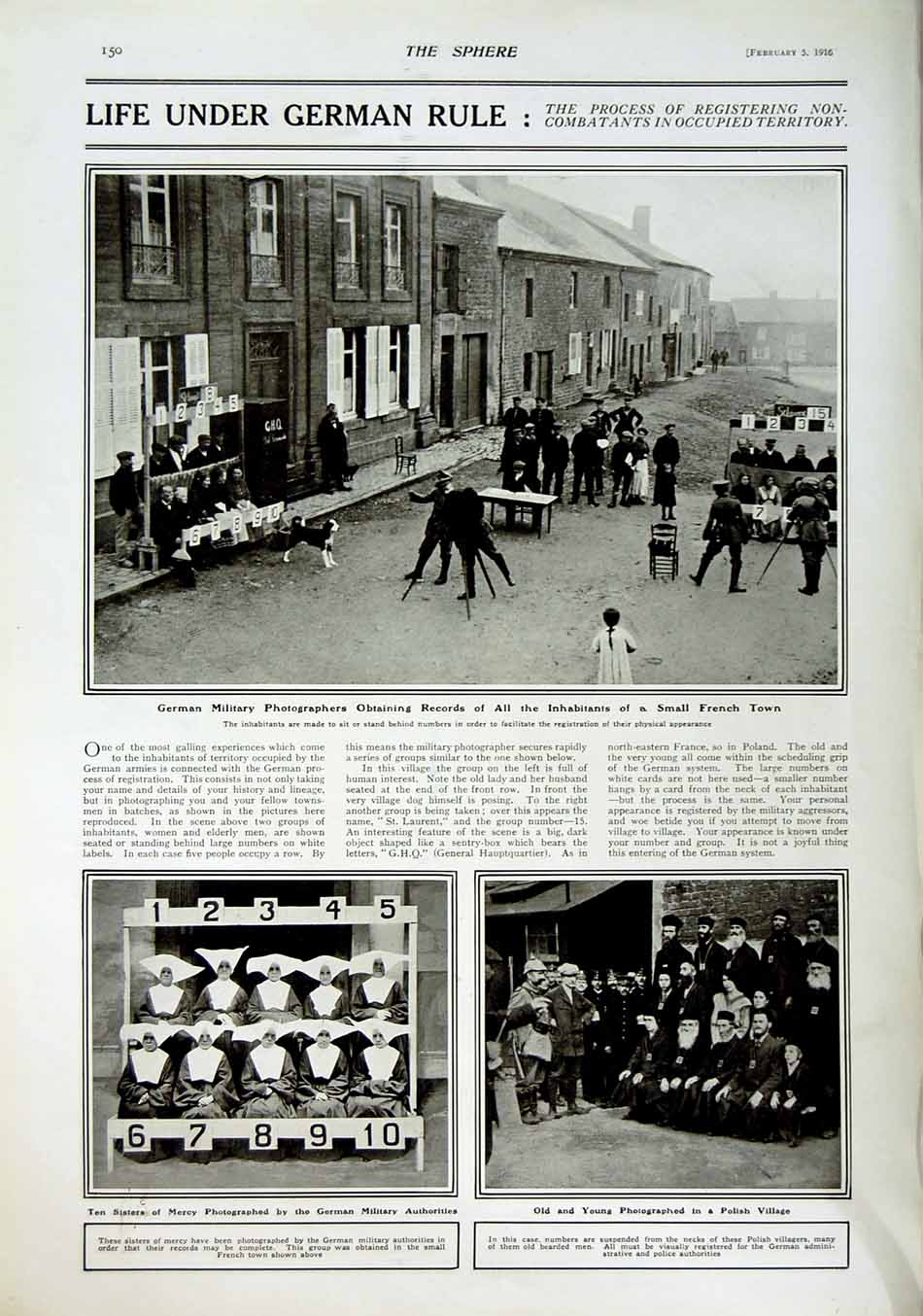Original Old Antique Print 1916 Woman Rheims Rue Eugene Destengue German Siers