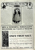 Old Antique Print 1916 Advertisment Tootal Fabrics Bengers Infancy Food 20th