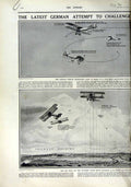 Original Old Antique Print 1916 Serbian Refugees War Corsica Siers Map Albania
