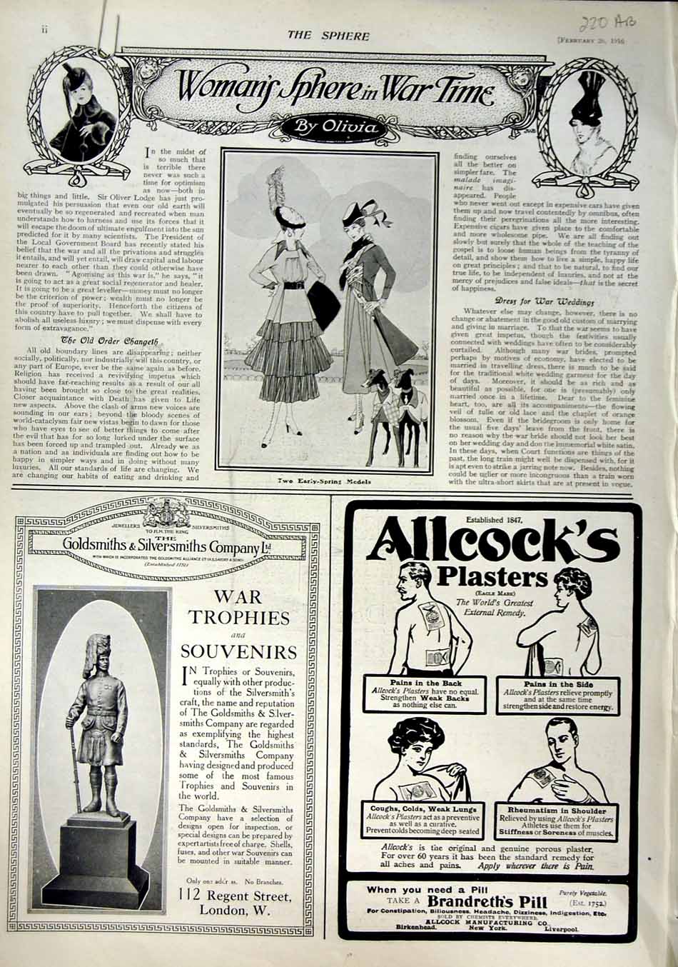 Original Old Antique Print 1916 Advertisement Edwards Cremex Shampoo Y.M.C.A