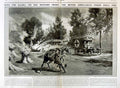 Old Antique Print 1916 R.A.M.C Motor Ambulances German Shells War Army 20th
