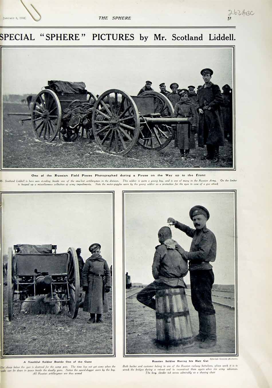 Original Old Antique Print 1916 Russian Siers Kut-El-Amara Dorset Peasant War