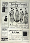 Original Old Antique Print 1916 Advertisement Debenhams Sessel Pearls Cuticura