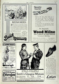 Old Antique Print 1916 Buick Motor Car Wood-Milne Tobacco Smith Glasgow 20th
