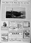 Original Old Antique Print 1916 Castle Lighthouse Turnberry Golf Links Vickery