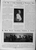 Original Old Antique Print 1916 Joseph Chamberlain Hamlet Martin Harvey Theatre