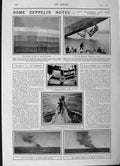 Original Old Antique Print 1916 Roll Honour Dead War Siers Zeppelin Schleswig