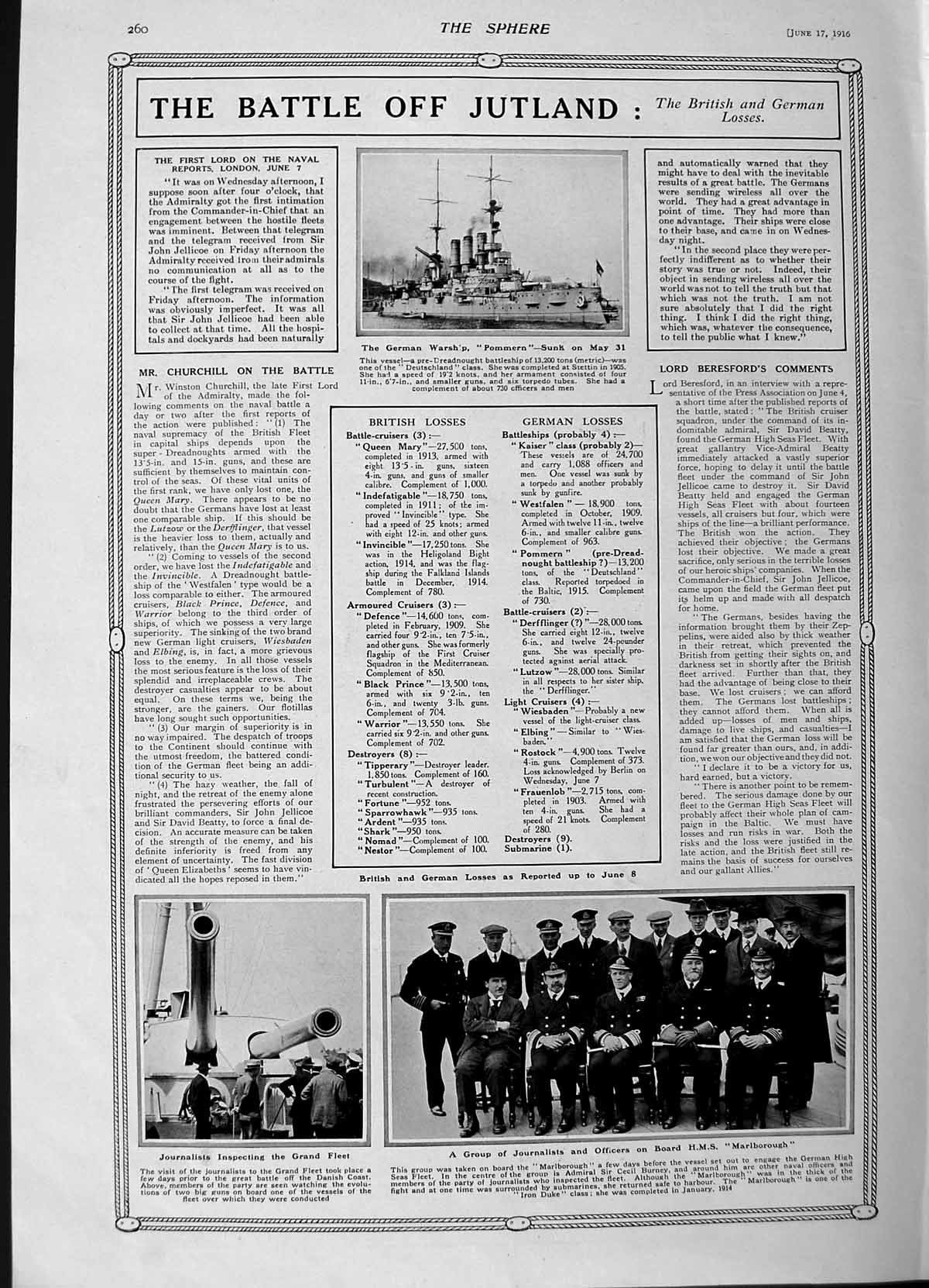 Original Old Antique Print 1916 War Ship Gribble German Submarine Pommern Navy