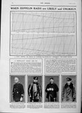 Original Old Antique Print 1916 Townshend War Kut Tower London Paris Kuhne
