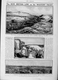 Original Old Antique Print 1916 Shola Egypt War Senussi Siers Souchez France