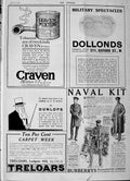 Original Old Antique Print 1916 Advertisment Burberry Craven Lotus Lawn Mowers