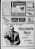 Old Antique Print 1916 Advertisement Beechams Pills Adams Polish Coffee 20th