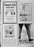 Old Antique Print 1916 Advertisement Beldam Player Tobacco Fox'S Puttees 20th