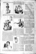 Original Old Antique Print 1842 Irish Boy People Horticulture Plant Flower 19th
