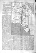 Original Old Antique Print 1842 Map Afghan Country Beelochistan Scinde Bombay