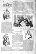 Original Old Antique Print 1842 Moscheles Lablache Signor Costa Arragon Theatre