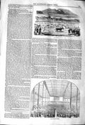 Original Old Antique Print 1842 Horses Farming Match Pavilion Dinner Victorian