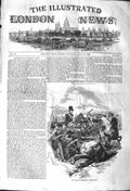 Original Old Antique Print 1842 War Scene Duke Orleans Constantine Siers Horses