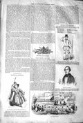 Original Old Antique Print 1842 Theatre Keeley Cripplegate Meekiff Liddy 19th
