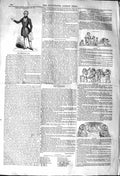Original Old Antique Print 1842 Portrait Mr Roebuck Member Parliament Children