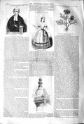 Original Old Antique Print 1842 Madame Celeste William Follett Adonis Flo 19th