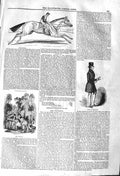 Original Old Antique Print 1842 Horse Racing Sport Lord Palmerston Hop Picking