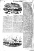 Original Old Antique Print 1842 View Liverpool Clarence Doc 19th