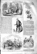 Old Antique Print 1842 Grandfather Whitehead Webster Trotting Sport Horse 19th