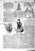 Old Antique Print 1842 Highland Woman Targets Shields Arms Charles Kemble 19th